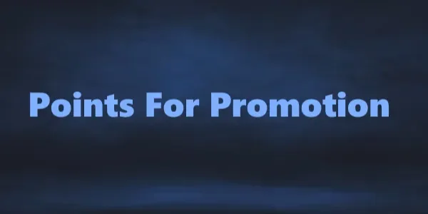 Points for Promotion